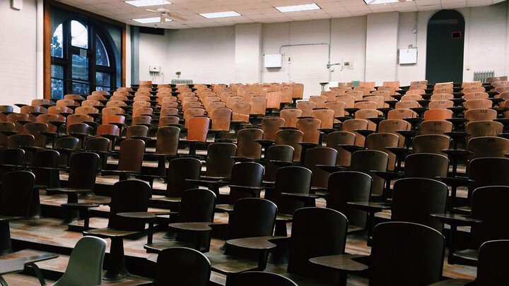 auditorium with empty seats