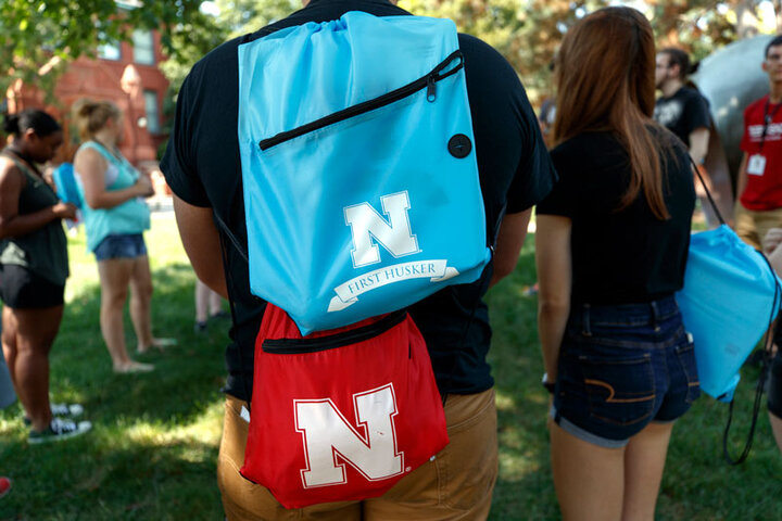 First Husker Event Backpacks