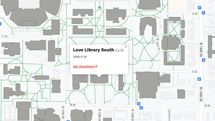 Love Library South (LLS) 1248 R St Get Directions